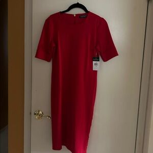 Beautiful red sheath dress